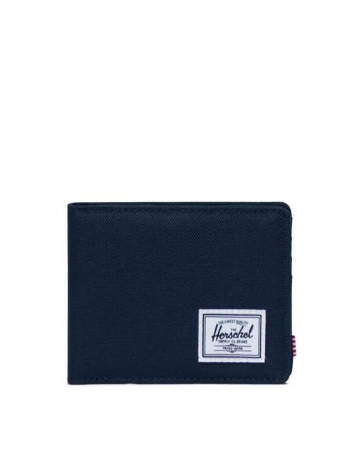 HERSCHEL ROY Portafoglio navy tan - Portafogli Uomo