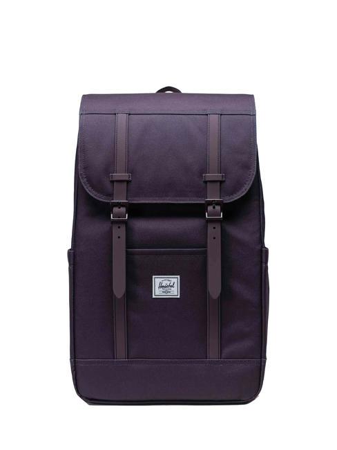 HERSCHEL RETREAT Zaino porta pc 15,6" plum perfect - Zaini Scuola & Tempo Libero