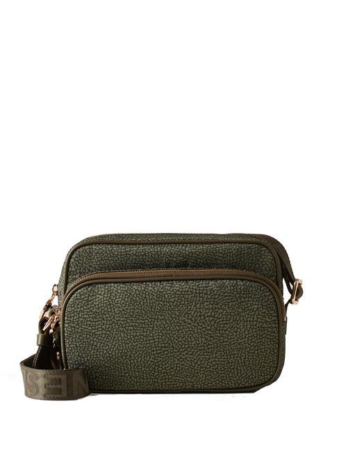 BORBONESE CAMERA CASE SMALL ECO LINE  Borsetta a tracolla verde militare - Borse Donna