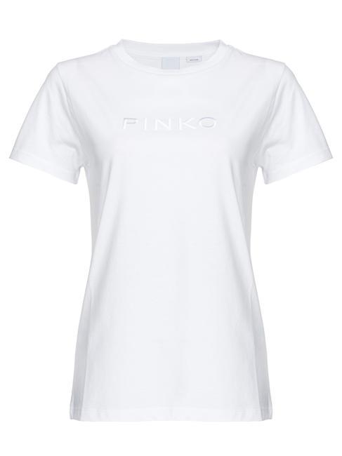 PINKO START T-shirt in cotone bianco brill. - T-shirt e Top Donna