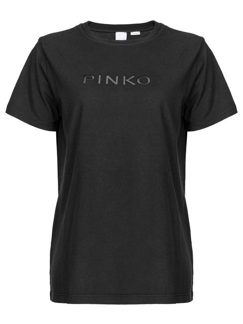 PINKO START T-shirt in cotone nero limousine - T-shirt e Top Donna