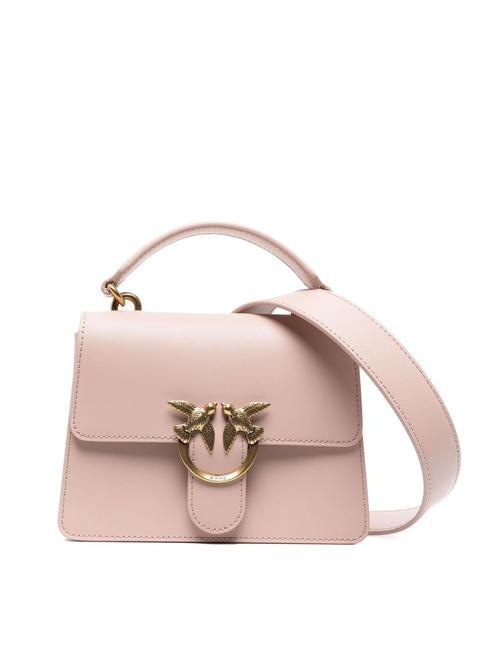 PINKO MINI LOVE BAG Borsa con manico cipria-antique gold - Borse Donna