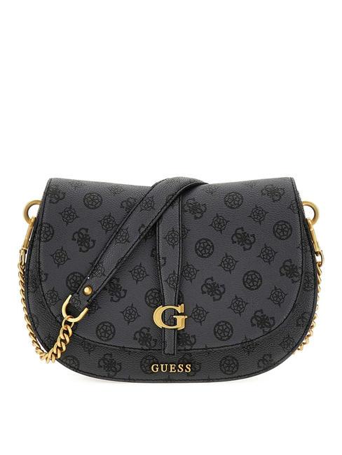 GUESS KUBA  Borsa a spalla, con tracolla charcoal logo - Borse Donna