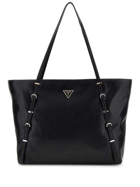 GUESS LEVIA Shopping Bag NERO - Borse Donna