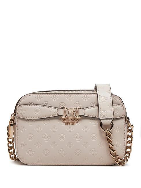 GUESS ARLENA Mini Bag a tracolla taupe logo - Borse Donna