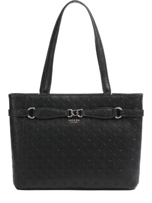 GUESS ARLENA  Shopping Bag black logo - Borse Donna