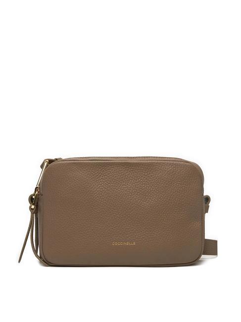 COCCINELLE MALORY  Mini Camera Bag a tracolla warm taupe - Borse Donna