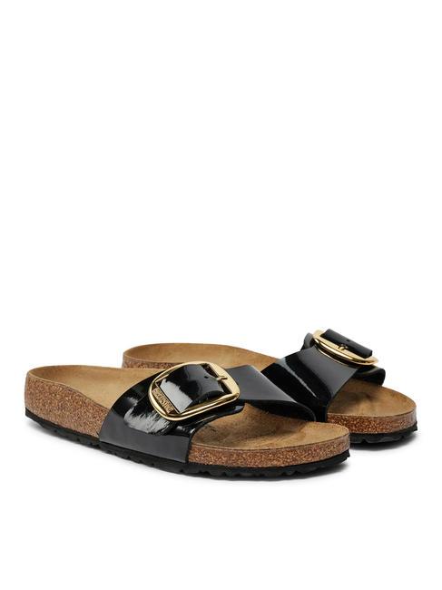 BIRKENSTOCK MADRID BIG BUCKLE Ciabatta Birko-Flor vernice black - Scarpe Donna