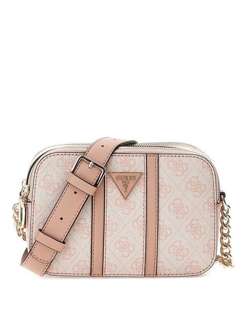 GUESS NOREEN  Mini Bag a tracolla dusty rose logo - Borse Donna