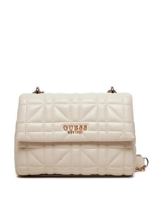 GUESS ASSIA Convertible Mini Bag a spalla / a tracolla STONE - Borse Donna