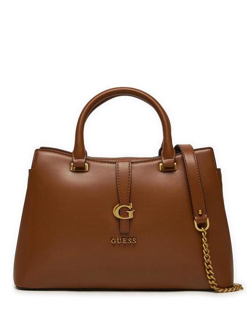 GUESS KUBA Borsa a mano, con tracolla COGNAC - Borse Donna