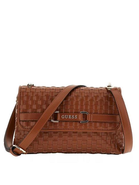 GUESS MAJKA Borsetta a tracolla COGNAC - Borse Donna