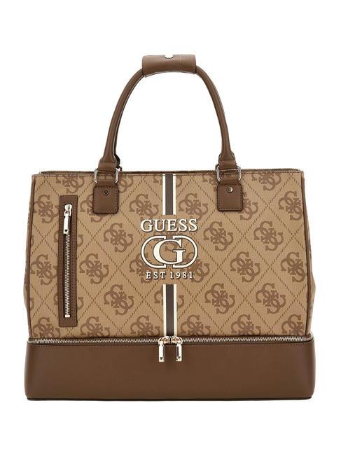 GUESS KALLISTO  Borsa weekender LATTE MULTI - Borse Donna