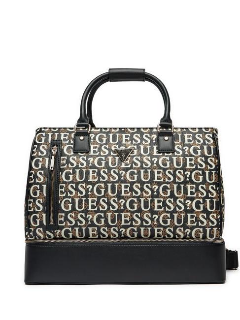 GUESS STRARK Borsoncino weekender brown multi - Borsoni