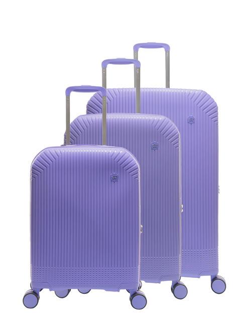 LESAC LIGHT POP Set trolley: cabin+medio e grande espandibili light purple - Set Trolley