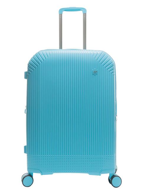 LESAC LIGHT POP Trolley medio espandibile water blue - Trolley Rigidi