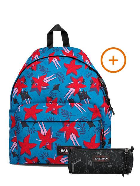 EASTPAK PADDED PAK'R + BENCHMARK SINGLE Zaino + Astuccio funksea aqua - Zaini Scuola & Tempo Libero