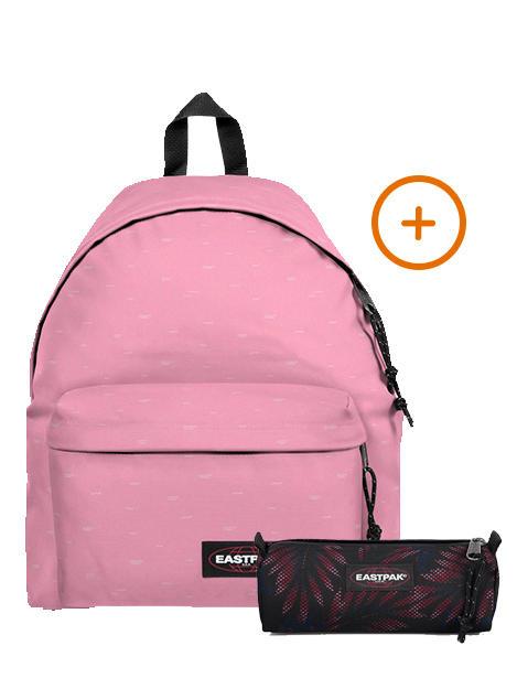 EASTPAK PADDED PAK'R + BENCHMARK SINGLE Zaino + Astuccio seaside waves - Zaini Scuola & Tempo Libero