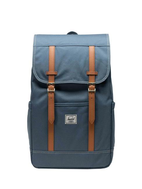 HERSCHEL RETREAT Zaino porta pc 15,6" blue mirage/white stitch - Zaini Scuola & Tempo Libero