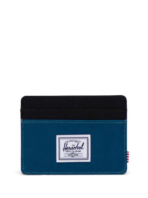 HERSCHEL CHARLIE  Portacard piatto legion blue/black - Portafogli Donna