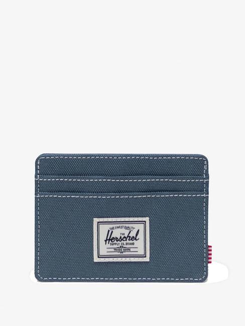 HERSCHEL CHARLIE  Portacard piatto blue mirage/white stitch - Portafogli Donna