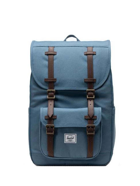 HERSCHEL LITTLE AMERICA MID Zaino porta PC 15,6" steel blue - Zaini Scuola & Tempo Libero