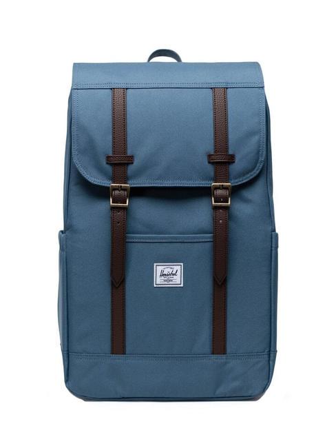 HERSCHEL RETREAT Zaino porta pc 15,6" steel blue - Zaini Scuola & Tempo Libero