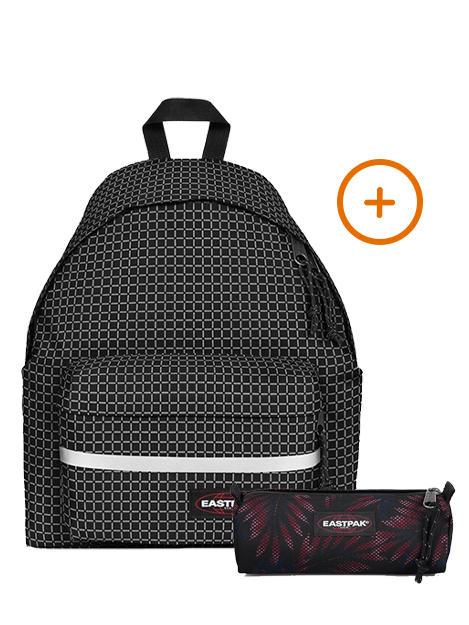 EASTPAK PADDED BIKE + BENCHMARK SINGLE Zaino + Astuccio refleks black - Zaini Scuola & Tempo Libero