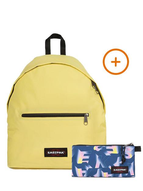 EASTPAK PADDED INSTANT + FLATCASE Zaino + Astuccio instant beachy - Zaini Scuola & Tempo Libero