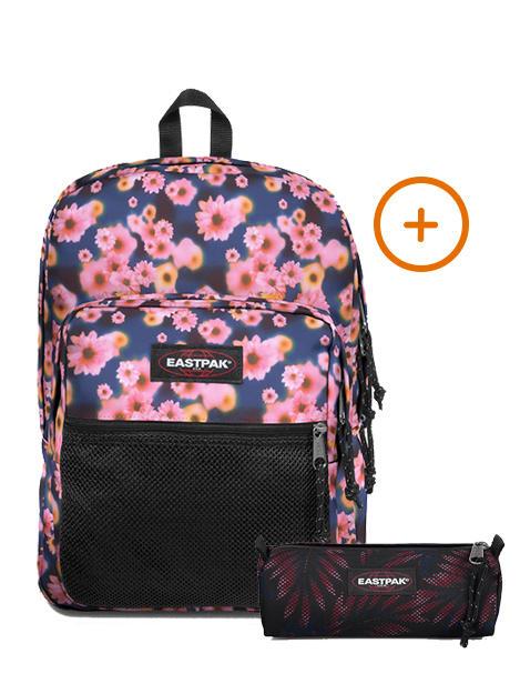 EASTPAK PINNACLE + BENCHMARK SINGLE Zaino + Astuccio soft navy - Zaini Scuola & Tempo Libero