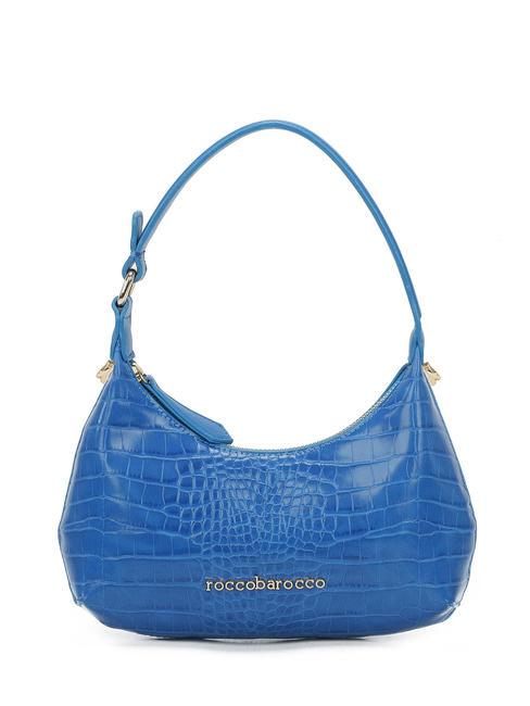 ROCCOBAROCCO DILETTA Borsa a spalla stampa cocco royal blue - Borse Donna