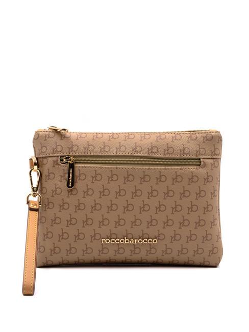 ROCCOBAROCCO MONOGRAM  Pochette a mano natural - Borse Donna