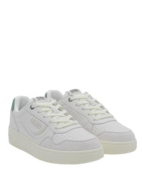 COLMAR AUSTIN LOOK Sneakers white-sage green - Scarpe Unisex