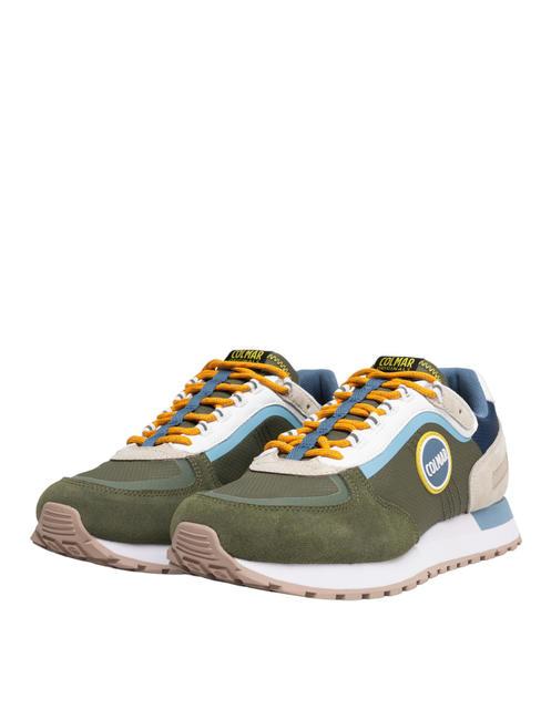 COLMAR TRAVIS EXPEDITION Sneakers military green-multicolor - Scarpe Uomo