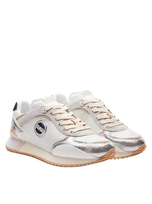 COLMAR TRAVIS PLUS COLORS Sneakers silver-white-beige - Scarpe Unisex