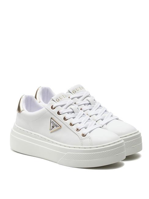 GUESS AMERA Sneakers platform white platino - Scarpe Donna