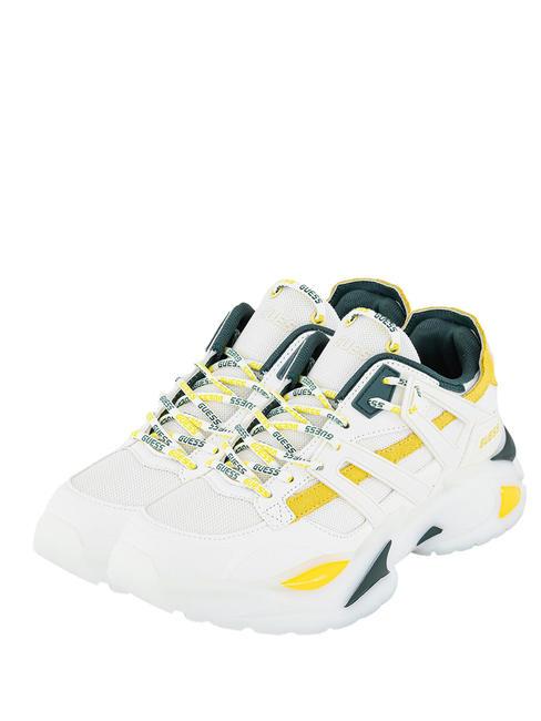 GUESS BELLUNA Sneakers milk yellow green - Scarpe Donna