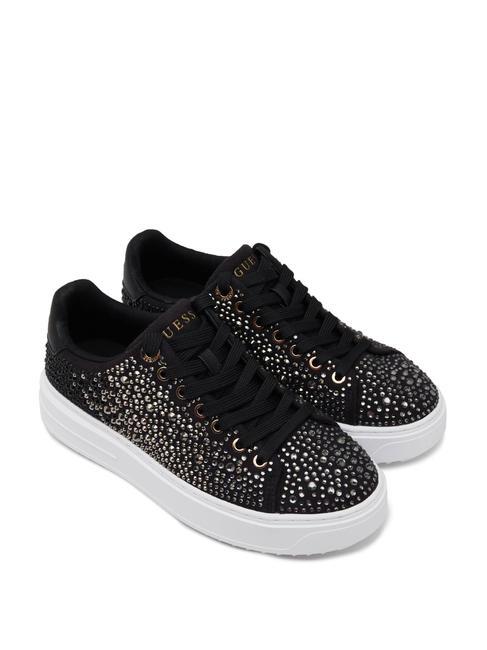 GUESS DENESA6 Sneakers con strass NERO - Scarpe Donna