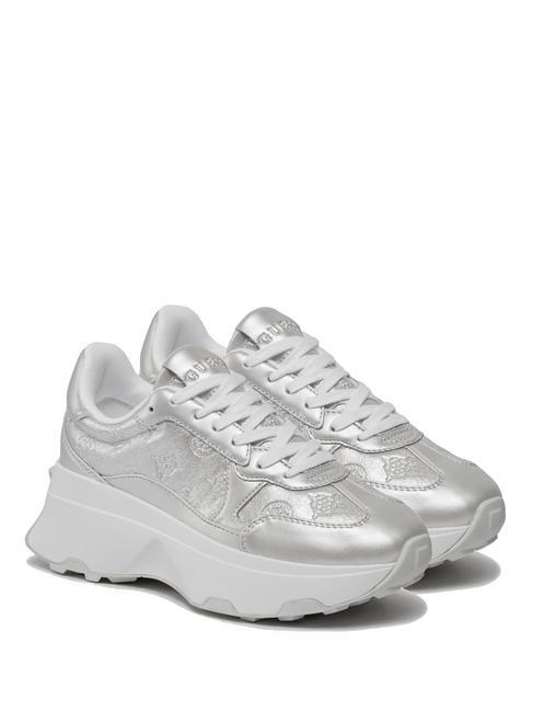 GUESS CALEBB8 Sneakers SILVER - Scarpe Donna