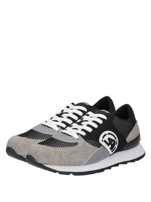 GUESS FANO Sneakers black grey white - Scarpe Uomo