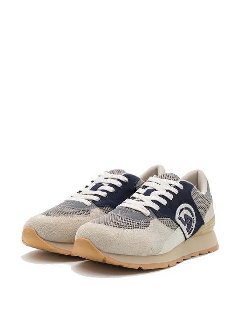 GUESS FANO Sneakers beige blue orange - Scarpe Uomo