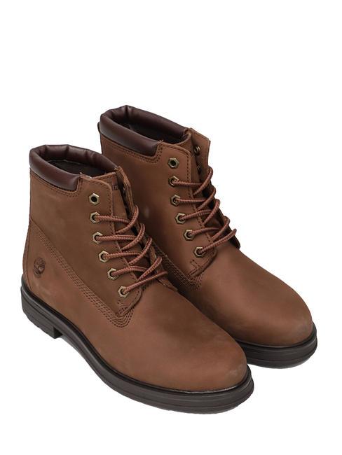 TIMBERLAND HANNOVER HILL 6  Stivaletti tacco 3,6cm dark brown - Scarpe Donna