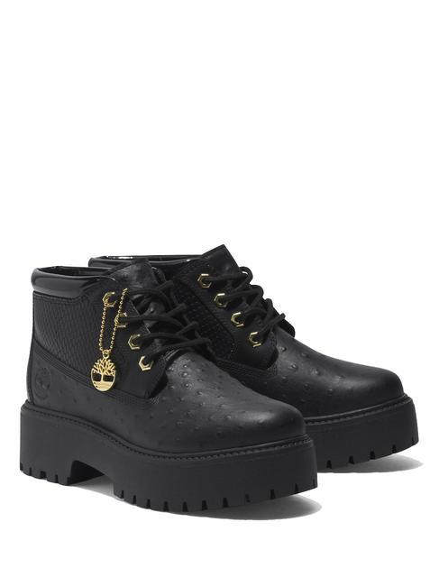 TIMBERLAND STONE STREET Stivaletti in pelle JETBLACK - Scarpe Donna