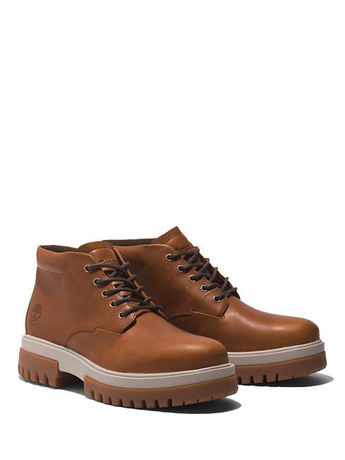 TIMBERLAND CHUKKA PREMIUM Stivaletto stringato in pelle cognac - Scarpe Uomo