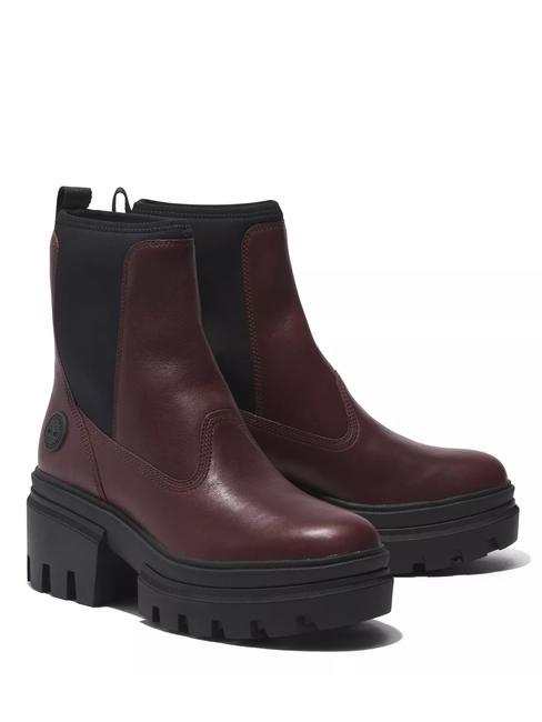 TIMBERLAND EVERLEIGH  Stivaletti alti dark port - Scarpe Donna