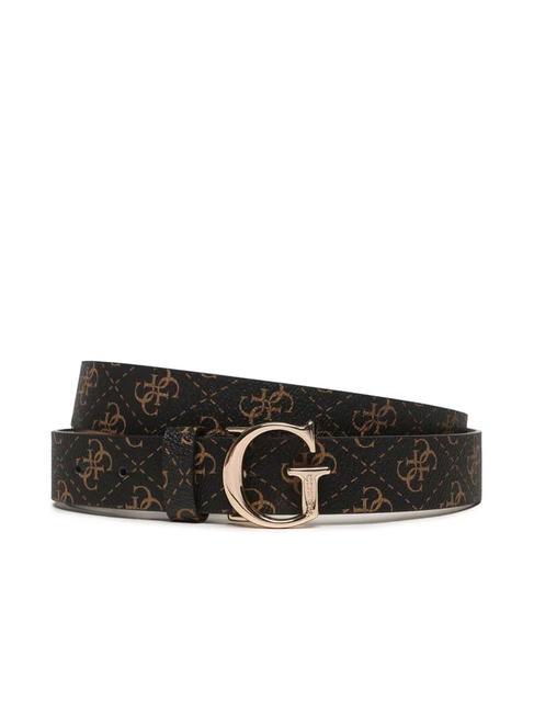 GUESS EMERA LOGO Cintura accorciabile brown - Cinture