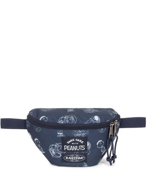 EASTPAK SPRINGER PEANUTS Marsupio peanuts navy - Marsupi