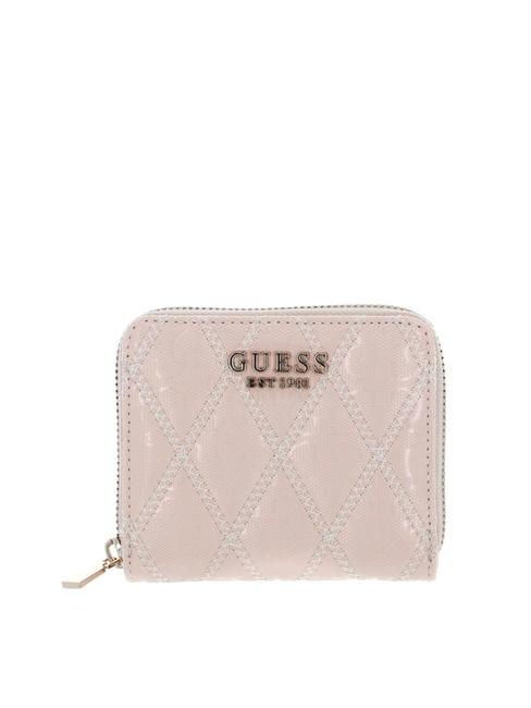 GUESS ADI Portafoglio piccolo zip around light peach - Portafogli Donna