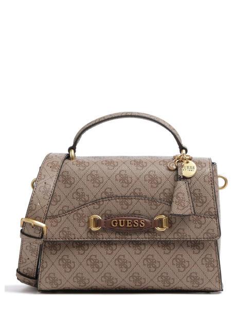 GUESS EMERA 4G Borsa a mano, con tracolla LATTE LOGO - Borse Donna