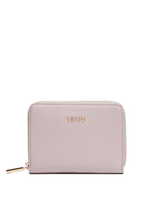 LIUJO NEVET  Portafoglio zip around medio rose smoke - Portafogli Donna